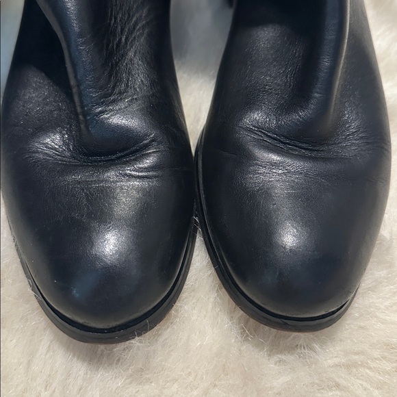 Coach Black Over the Knee Leather Boots - Picture 5 of 7